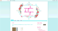 Desktop Screenshot of angelicdesigns.blogspot.com