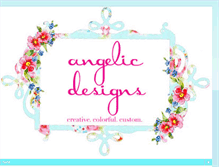 Tablet Screenshot of angelicdesigns.blogspot.com