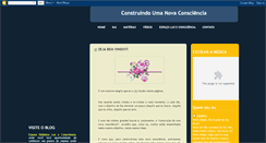 Desktop Screenshot of construindoumanovaconsciencia.blogspot.com