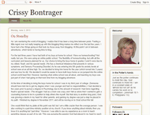 Tablet Screenshot of crissybontrager.blogspot.com