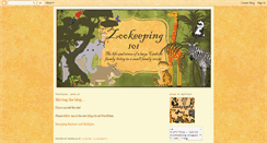 Desktop Screenshot of introtozookeeping.blogspot.com