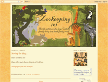 Tablet Screenshot of introtozookeeping.blogspot.com