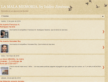 Tablet Screenshot of isidrojimenez.blogspot.com