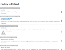 Tablet Screenshot of hockeyinfinland.blogspot.com