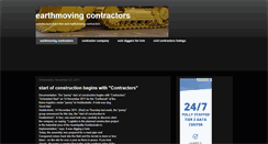 Desktop Screenshot of earthmoving-contractors.blogspot.com