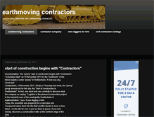 Tablet Screenshot of earthmoving-contractors.blogspot.com