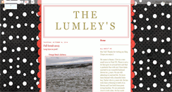 Desktop Screenshot of lumleyfamily.blogspot.com