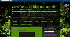 Desktop Screenshot of cordobello.blogspot.com