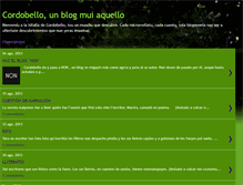 Tablet Screenshot of cordobello.blogspot.com