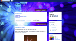 Desktop Screenshot of living4dance.blogspot.com