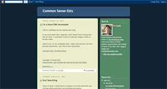 Desktop Screenshot of commonsenseebiz.blogspot.com