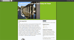 Desktop Screenshot of federacioentitatsclotcampdelarpa.blogspot.com