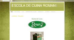 Desktop Screenshot of cuinaromani.blogspot.com