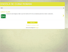 Tablet Screenshot of cuinaromani.blogspot.com