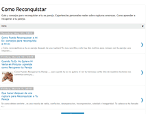 Tablet Screenshot of comoreconquistar.blogspot.com