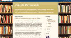 Desktop Screenshot of dunriteplaygrounds.blogspot.com