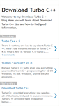 Mobile Screenshot of download-turbo-c.blogspot.com