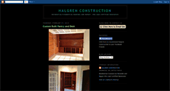 Desktop Screenshot of halgrenconstruction.blogspot.com