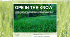 Desktop Screenshot of opeintheknow.blogspot.com