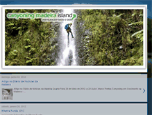 Tablet Screenshot of canyoningmadeira.blogspot.com