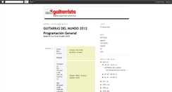 Desktop Screenshot of elguitarristanet.blogspot.com