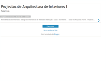 Tablet Screenshot of paulafariarquinteriores.blogspot.com