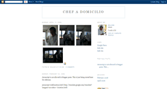 Desktop Screenshot of chefadomicilio.blogspot.com