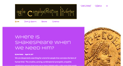Desktop Screenshot of agilecomplexificationinverter.blogspot.com