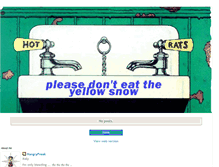 Tablet Screenshot of pleasedonteattheyellowsnow.blogspot.com