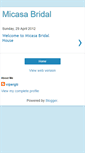 Mobile Screenshot of micasabridalhouse.blogspot.com