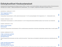 Tablet Screenshot of edistykselliset.blogspot.com