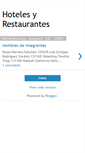 Mobile Screenshot of hotelesyrestaurantes.blogspot.com