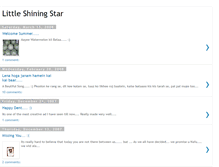 Tablet Screenshot of lilshiningstar.blogspot.com