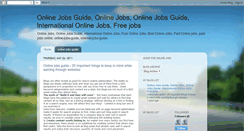 Desktop Screenshot of online-jobs-guide.blogspot.com