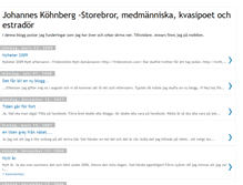 Tablet Screenshot of johanneskohnberg.blogspot.com