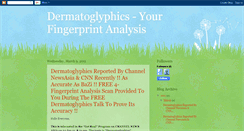 Desktop Screenshot of dermatoglyphics-fingerprint-analysis.blogspot.com