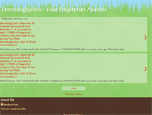 Tablet Screenshot of dermatoglyphics-fingerprint-analysis.blogspot.com