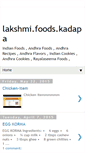 Mobile Screenshot of lakshmifoods.blogspot.com