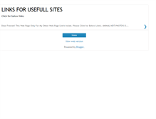 Tablet Screenshot of linksforusefullsites.blogspot.com