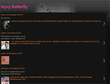 Tablet Screenshot of leycybutterfly.blogspot.com