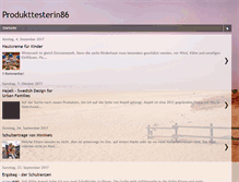 Tablet Screenshot of produkttesterin86.blogspot.com