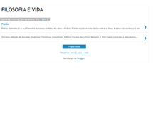 Tablet Screenshot of filosofiaevida.blogspot.com