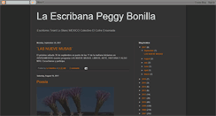 Desktop Screenshot of escribana.blogspot.com