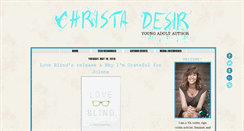 Desktop Screenshot of christaramblesandwrites.blogspot.com