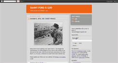 Desktop Screenshot of dannyfordisgod.blogspot.com