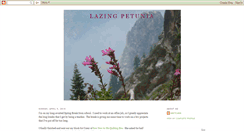 Desktop Screenshot of lazingpetunia.blogspot.com