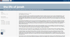 Desktop Screenshot of lifeofjonah.blogspot.com