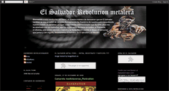 Desktop Screenshot of elsalvadorrevolucionmetalera.blogspot.com