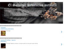 Tablet Screenshot of elsalvadorrevolucionmetalera.blogspot.com