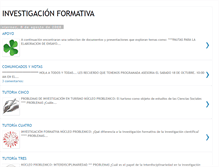 Tablet Screenshot of investigacinformativa.blogspot.com